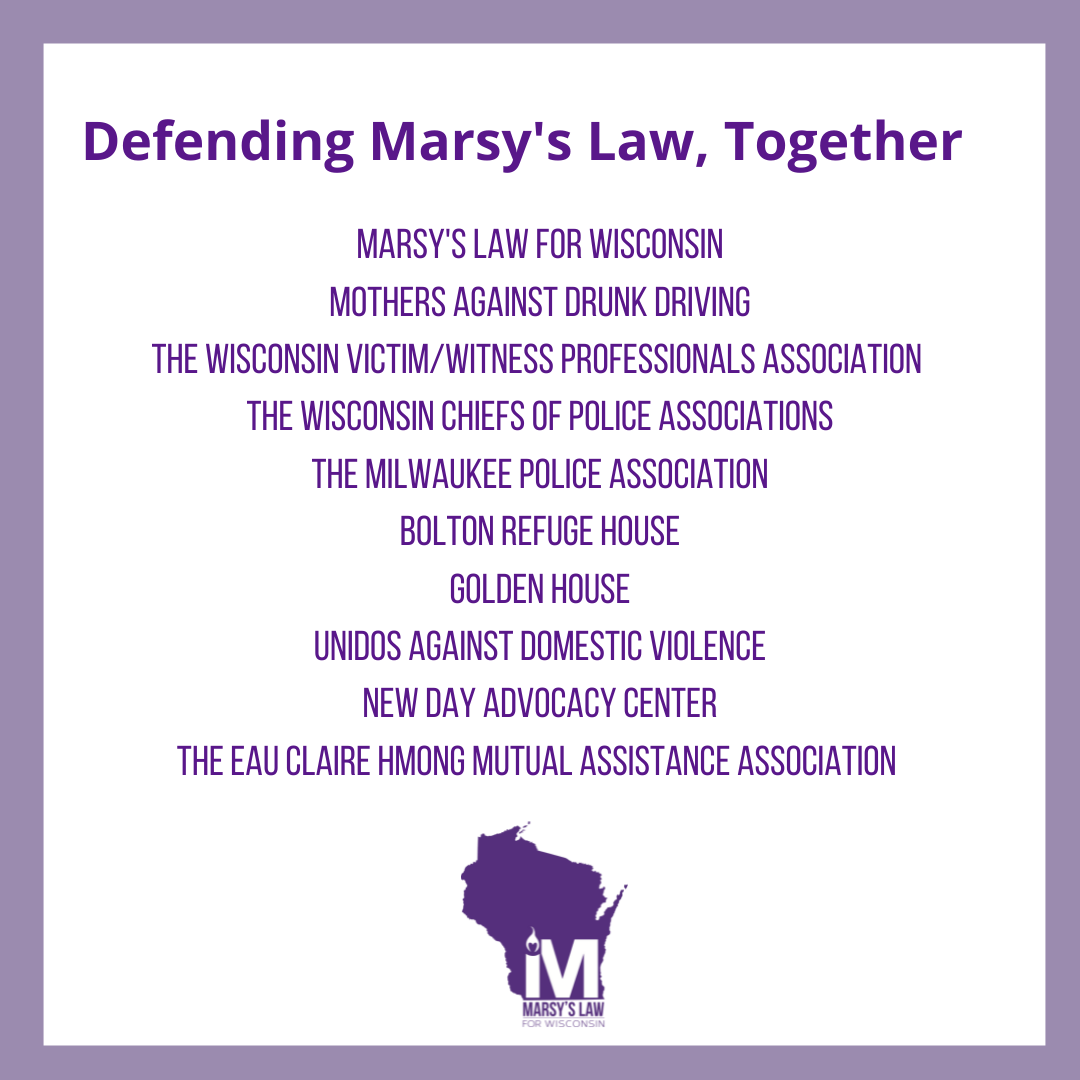 Marsy's Law for Wisconsin and 10 Victim Advocacy and Law Enforcement Organizations File Amicus Brief with Wisconsin Supreme Court in Support of Crime Victims’ Rights Constitutional Amendment