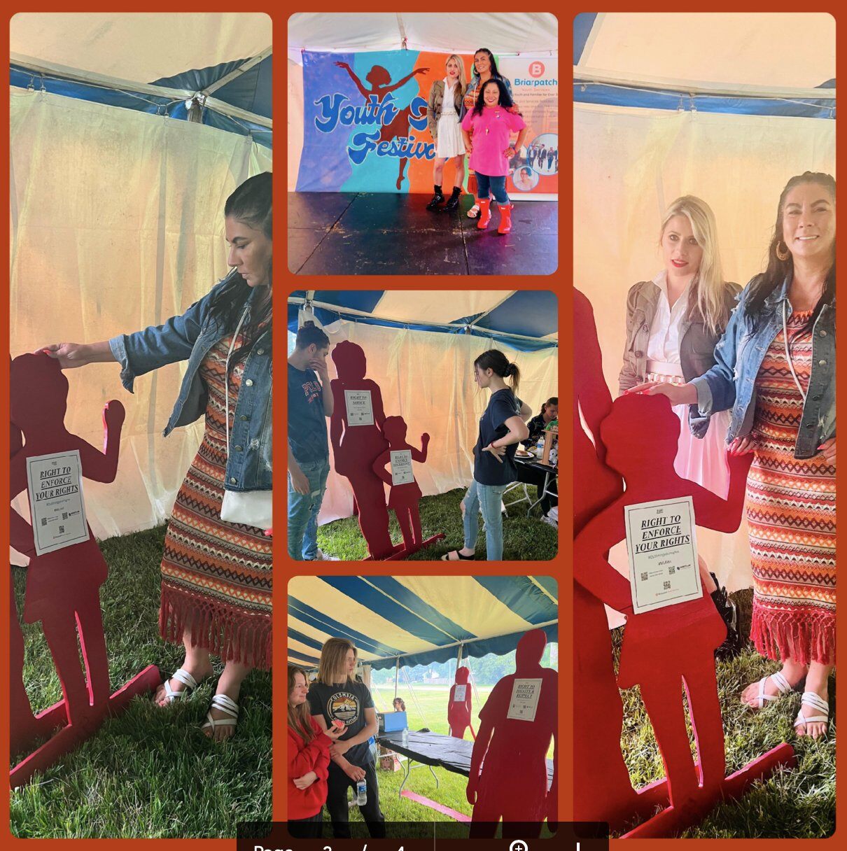 Marsy’s Law for Wisconsin and Briarpatch Youth Services Collaborate to Display Silhouette Art Feature at Youth Art Festival to Raise Awareness of Crime Victims’ Rights